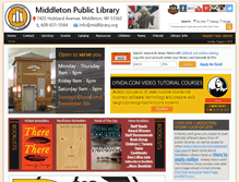 Tablet Screenshot of midlibrary.org